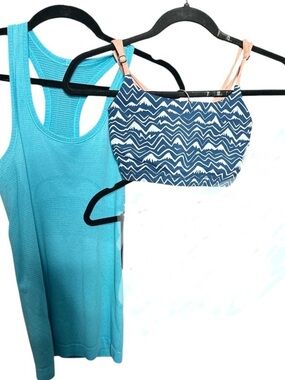 LULULEMON TANK Sz 2 / RABBIT BRA (tank/ bra bundle)
MSRP $90 RABBIT sports bra)